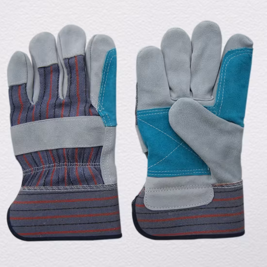 Сертифицированные CE рабочие перчатки из коровьего спилка с двойной ладонью - 3060.05