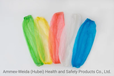 Водонепроницаемые одноразовые полиэтиленовые рукава разных цветов для предотвращения попадания масла и воды на кухню/пищевую промышленность/фабрику.