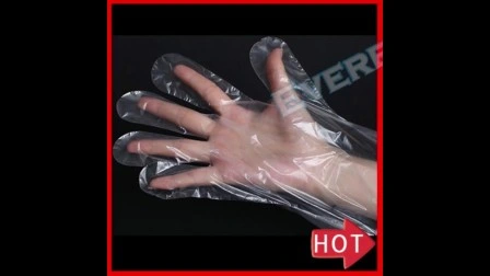 Водонепроницаемые медицинские/Ai Arm длинные пластиковые одноразовые полиэтиленовые перчатки LDPE/Poly/Vinyl/CPE/HDPE/PVC/PE для пищевой промышленности
